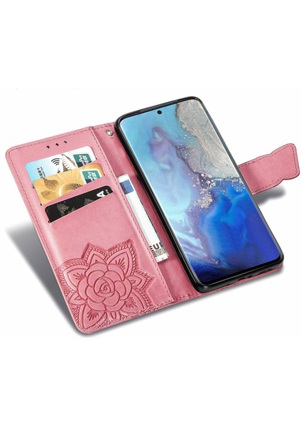 Samsung Galaxy S20 Kelebek Kanatları Narin Çiçekler Flip Darbeye Deri ile Uyumlu Telefon Kılıfı (Yurt Dışından) indirimleri