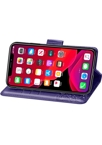 iPhone 11 Pro Kelebek Kanatları Narin Çiçekler Flip Darbeye Deri ile Uyumlu Telefon Kılıfı (Yurt Dışından) fırsatları