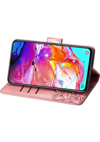 Samsung Galaxy A70/A70S Kelebek Kanatları Narin Çiçekler Flip Darbeye Deri ile Uyumlu Telefon Kılıfı (Yurt Dışından) fırsatları