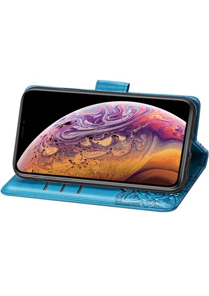 iPhone Xs Max Kelebek Kanatları Narin Çiçekler Flip Darbeye Deri ile Uyumlu Telefon Kılıfı (Yurt Dışından) fırsatları