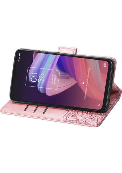 Tcl 10 Se Kelebek Kanatları Narin Çiçekler Darbeye Deri Telefon Kılıfı (Yurt Dışından) modelleri