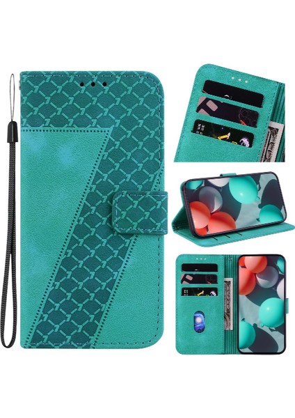 BDT Boutique Tecno Pova Neo 2 Için Kabartmalı Desen Flip Folio Kart Pu Telefon Kılıfı (Yurt Dışından)