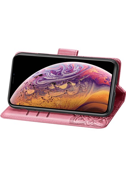 iPhone Xs Max Kelebek Kanatları Narin Çiçekler Flip Darbeye Deri ile Uyumlu Telefon Kılıfı (Yurt Dışından) fırsatları
