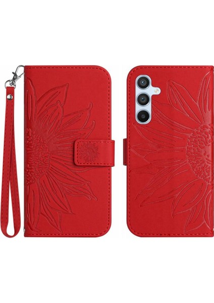 Samsung Galaxy S24 Lüks Pu Deri Flip Cüzdan ile Telefon Kılıfı (Yurt Dışından)