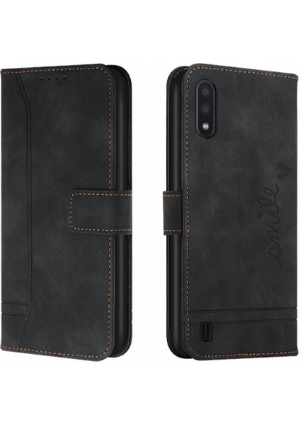 Samsung Galaxy A01 Kart Yuvaları Için Flip Folio Cüzdan El Telefon Kılıfı (Yurt Dışından) indirimleri