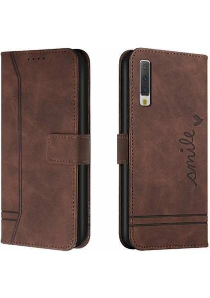 Samsung Galaxy A7 2018 Flip Folio Cüzdan Pu Deri Kart Için Telefon Kılıfı (Yurt Dışından) indirimleri