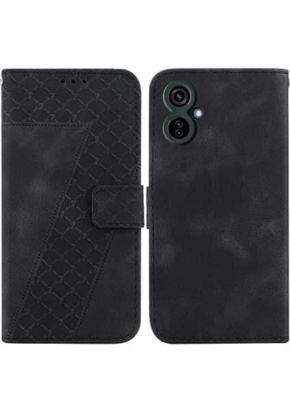 Tecno Camon 19 Neo Cüzdan Kabartmalı Desen Pu Deri Flip Için Telefon Kılıfı (Yurt Dışından)