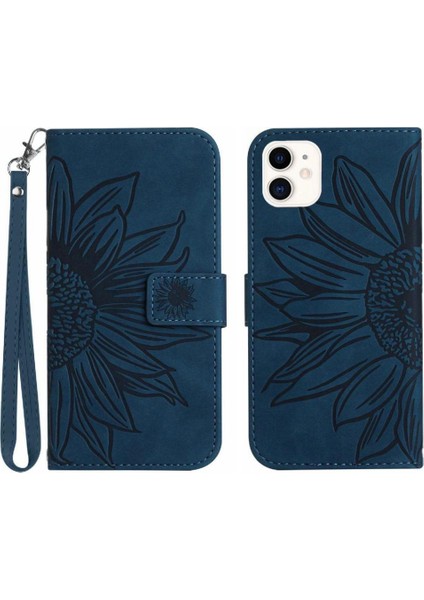 Kart Yuvaları ile iphone 11 Için Tutucu Flip Cüzdan Kısa Pu Telefon Kılıfı (Yurt Dışından)
