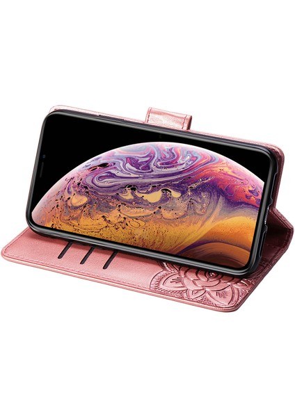 iPhone Xs Max Kelebek Kanatları Narin Çiçekler Flip Darbeye Deri ile Uyumlu Telefon Kılıfı (Yurt Dışından) fırsatları