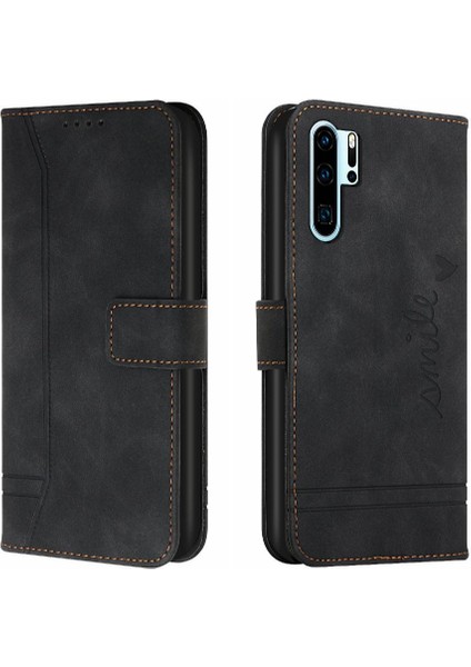 Huawei P30 Pro Flip Folio Cüzdan Kart Yuvaları Için Manyetik Telefon Kılıfı (Yurt Dışından) indirimleri