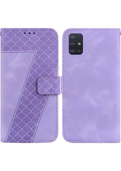 Için Samsung Galaxy A51 4g Kart Yuvası Fonksiyonu Flip Folio Telefon Kılıfı (Yurt Dışından)