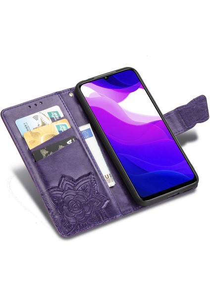 Xiaomi 10 Lite 5g Kelebek Kanatları Narin Çiçekler Flip Darbeye Deri ile Uyumlu Telefon Kılıfı (Yurt Dışından) indirimleri