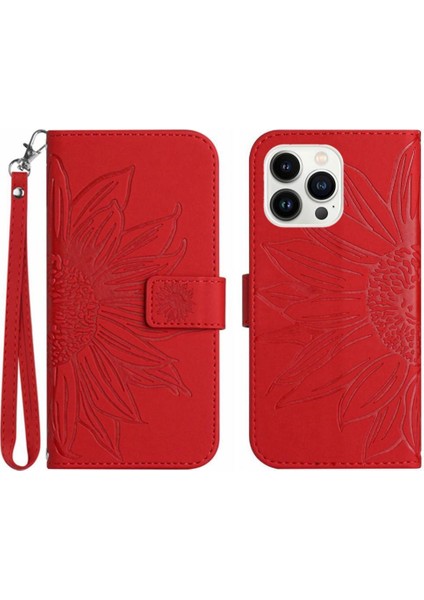 Iphone 14 Pro Flip Cüzdan Için Kart Yuvaları Tutucu Pu Telefon Kılıfı (Yurt Dışından)