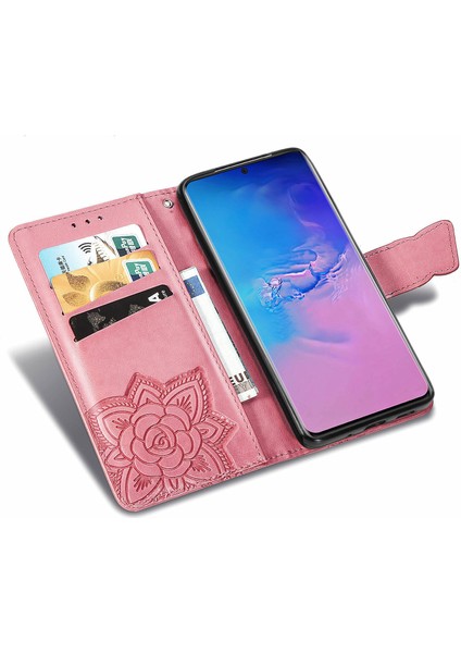Samsung Galaxy S20 Ultra Kelebek Kanatları Narin Çiçekler Flip Darbeye Deri ile Uyumlu Telefon Kılıfı (Yurt Dışından) fırsatları