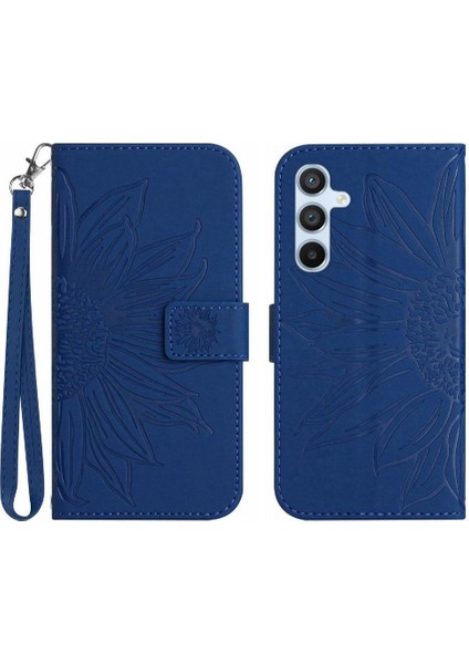 Kart Yuvaları ile Samsung Galaxy A25 5g Için Tutucu Flip Cüzdan Telefon Pu Telefon Kılıfı (Yurt Dışından)