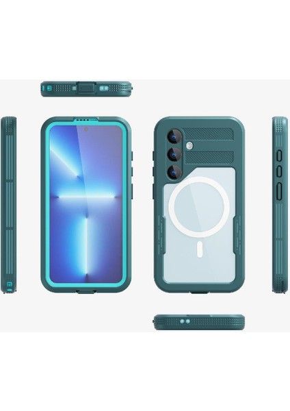 Samsung Galaxy S24 IP68 Su Geçirmez Tam 12FT Askeri Darbeye Telefon Kılıfı (Yurt Dışından)