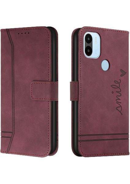 Için Xiaomi Redmi A1 Artı El Kayışı Çevirme Folyo Cüzdan Kart Pu Telefon Kılıfı (Yurt Dışından) indirimleri