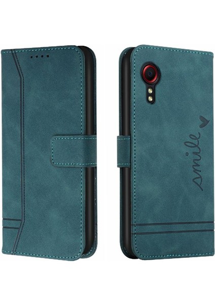 Samsung Galaxy Xcover 5 El Kayışı Flip Için Folio Cüzdan Kart Telefon Kılıfı (Yurt Dışından)
