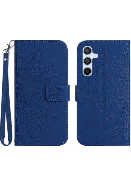 Samsung Galaxy S24 Lüks Pu Deri Flip Cüzdan ile Telefon Kılıfı (Yurt Dışından)