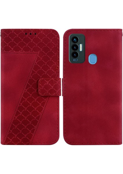 Tecno Camon 18I Kart Yuvası Fonksiyonu Için Flip Folio Cüzdan Telefon Kılıfı (Yurt Dışından)