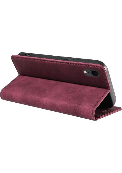 Iphone Xr Için Folio Cüzdan Pu Deri Manyetik Koruyucu Telefon Kılıfı (Yurt Dışından) fırsatları