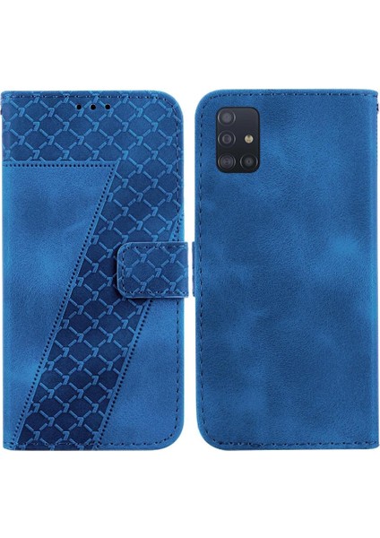 Için Samsung Galaxy A51 4g Kart Yuvası Fonksiyonu Flip Folio Telefon Kılıfı (Yurt Dışından)
