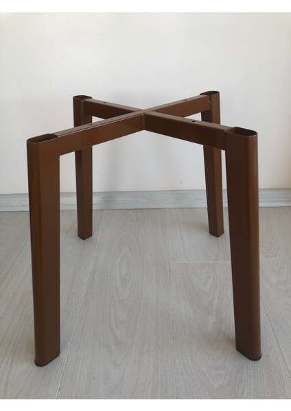 Metal, 40 cm Kahve Rengi Statik Boyalı D Sandalye Ayağı (2 Adet) modelleri