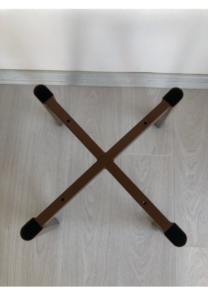 Metal, 40 cm Kahve Rengi Statik Boyalı D Sandalye Ayağı (2 Adet) indirimleri