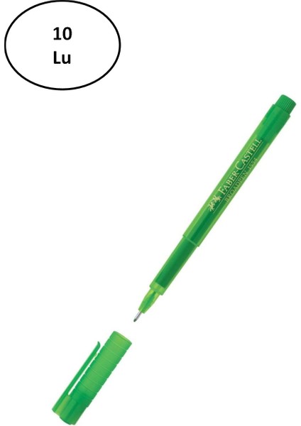 Broadpen 1554 Yeşil ADEL.5020155467 Faber Castell 10'lu