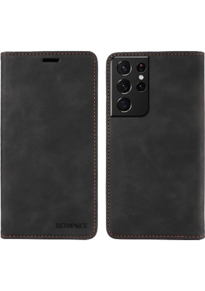 Samsung Galaxy S21 Ultra 5g Için Kılıf Folio Cüzdan Pu Deri Manyetik (Yurt Dışından) indirimleri