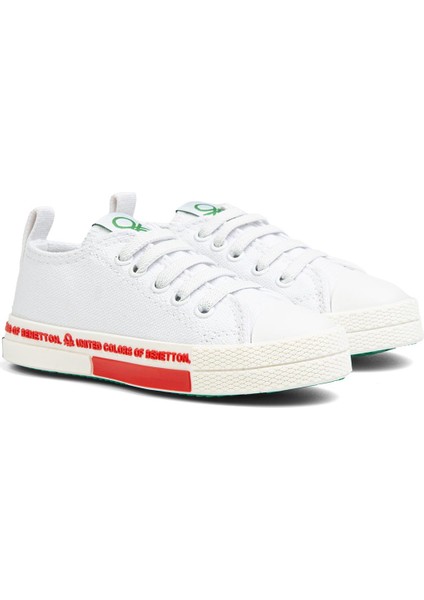 BN-30978- Beyaz Kirmizi - Çocuk Spor Ayakkabı