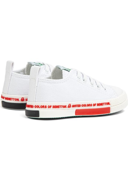 BN-30978- Beyaz Kirmizi - Çocuk Spor Ayakkabı