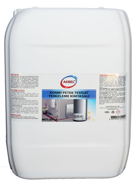 20 Litre Kombi Petek Tesisat Temizleme Kimyasalı