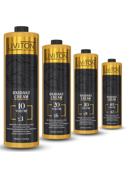 Professional 30 Volume %9 Oksidan Krem 1000 ml