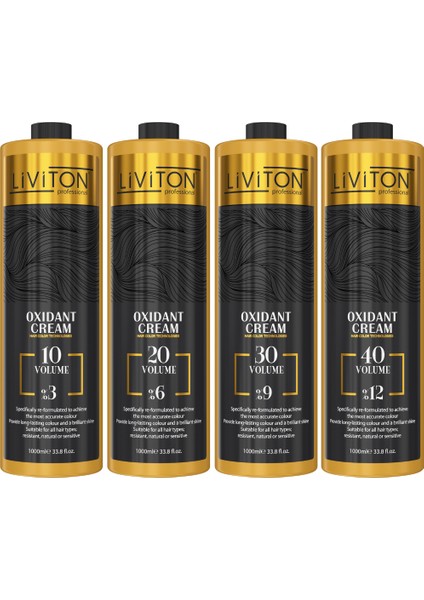 Professional 30 Volume %9 Oksidan Krem 1000 ml