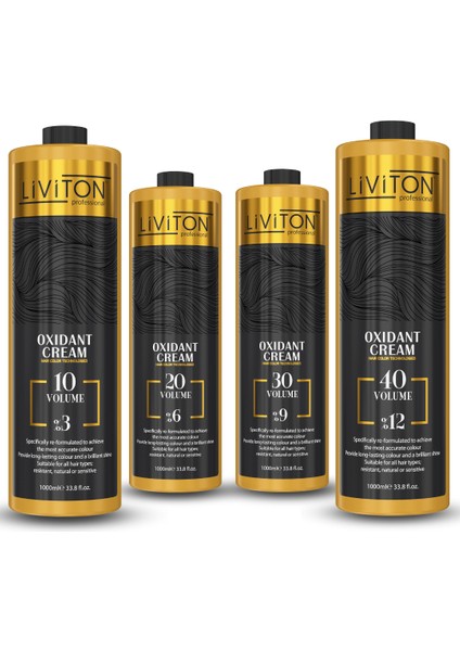 Professional 30 Volume %9 Oksidan Krem 1000 ml