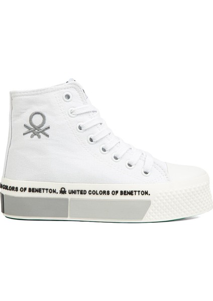 BN-30942 - Beyaz Siyah - Kadın Spor Ayakkabı