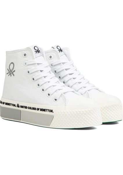 BN-30942 - Beyaz Siyah - Kadın Spor Ayakkabı fiyatları