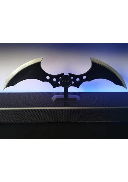 Turansoy Craft Batman Arkham Knight Figür Oyuncak Boomerang Batarang 20CM