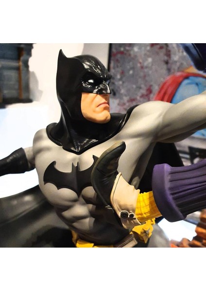 Batman Vs Joker Savaşı Figür Dc Batman ve Joker Kavgası Obje 25CM Büyük Boy