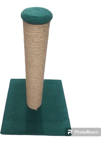 Tırmalama Tahtası Kare Taban - Jut Halat - Gri 45 cm