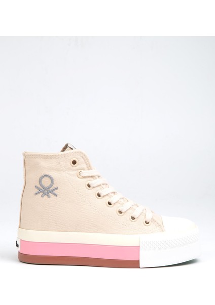 BN-30944 - 3114 Bej - Kadın Spor Ayakkabı