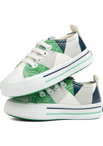BN-30795- Lacivert Yesil - Çocuk Spor Ayakkabı