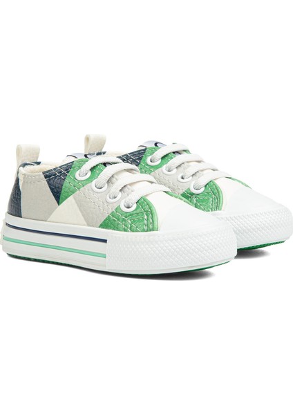 BN-30795- Lacivert Yesil - Çocuk Spor Ayakkabı