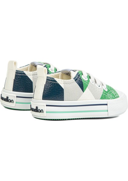 BN-30795- Lacivert Yesil - Çocuk Spor Ayakkabı