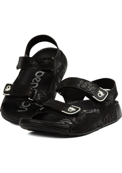 BN-1238- Siyah - Çocuk Sandalet modelleri