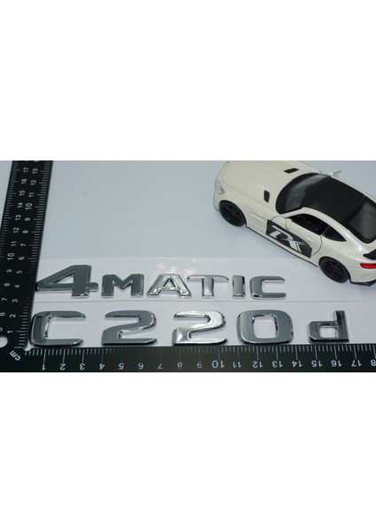 Benz C220D 4matic Bagaj Krom Abs 3m 3D Yazı Logo