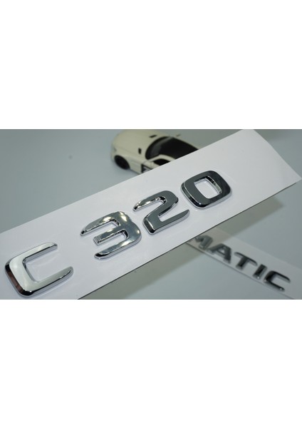 Benz C320 4matic Bagaj Krom Abs 3m 3D Yazı Logo
