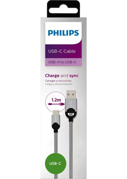 5A 100W Usba To Type-C Örgülü 1.2m Hızlı Şarj ve Data Kablosu Gri + Schitec Type-C To Usba 3.0 Otg Dönüştürücü Adaptör