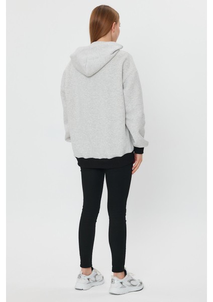 Kangru Cepli Kapişonlu Sweatshirt (E23-00176)